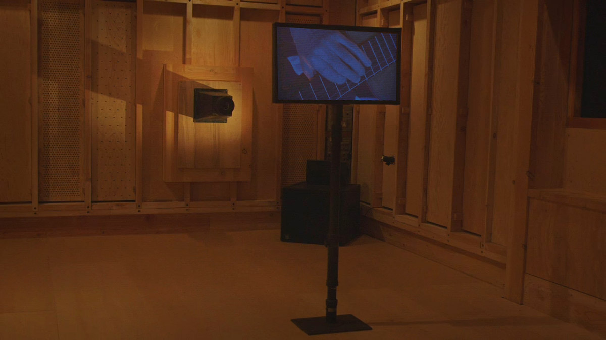 Projected image reflection