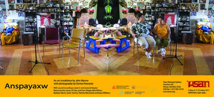 Anspayaxw poster, 'Ksan Museum Gallery