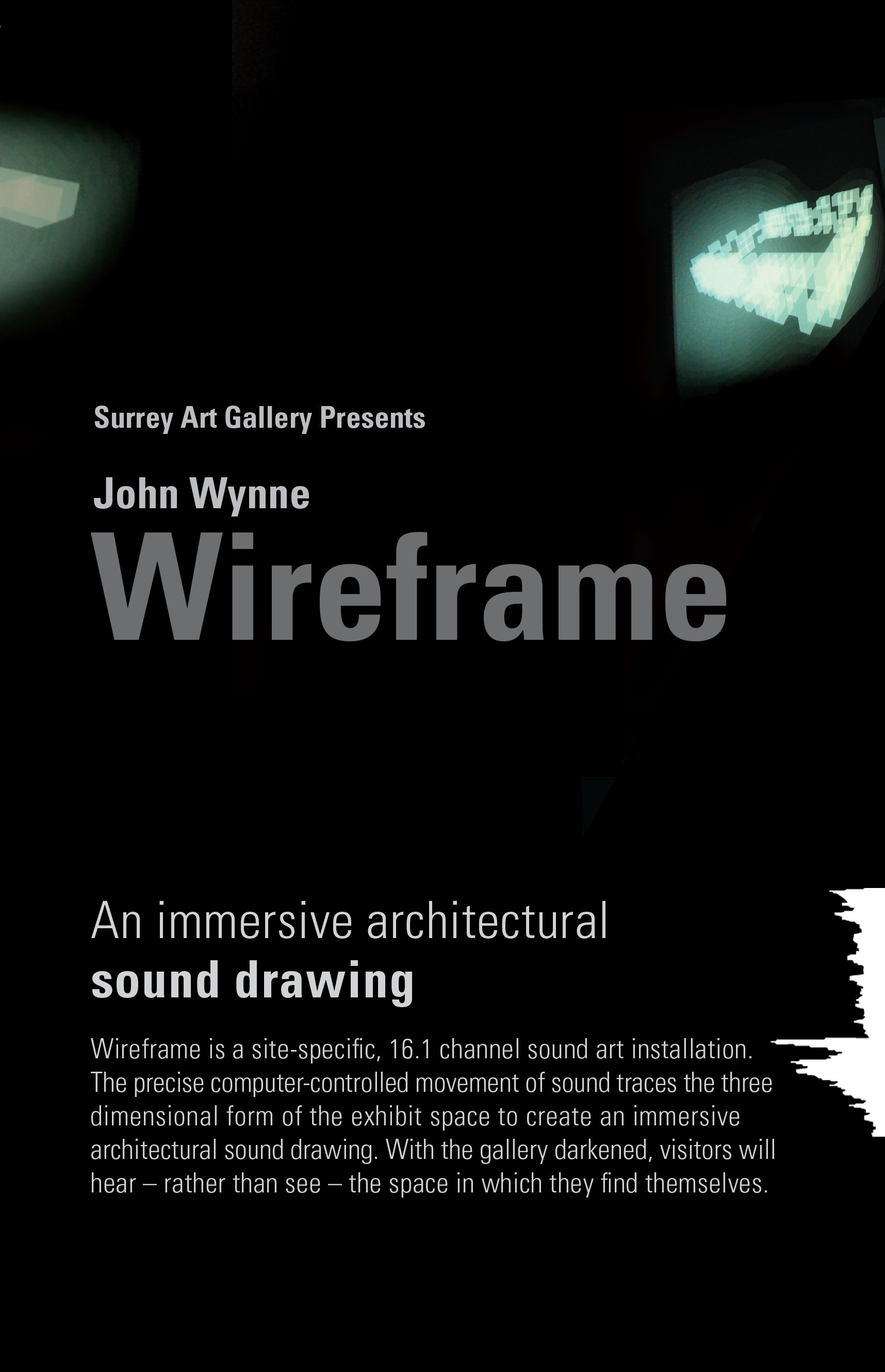 Flyer from Surrey Art Gallery